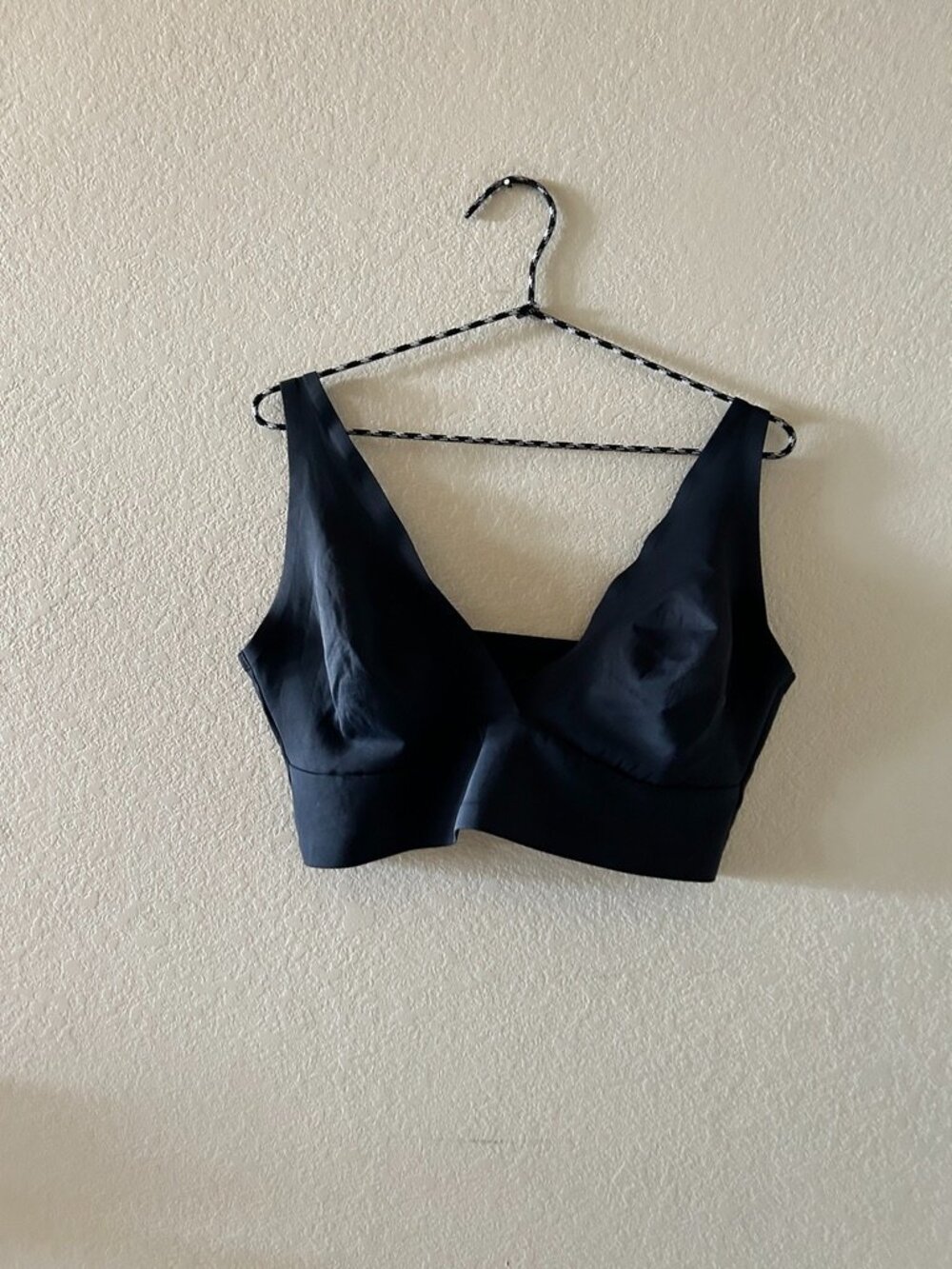 Auden Black Unlined Long Bralette XXL